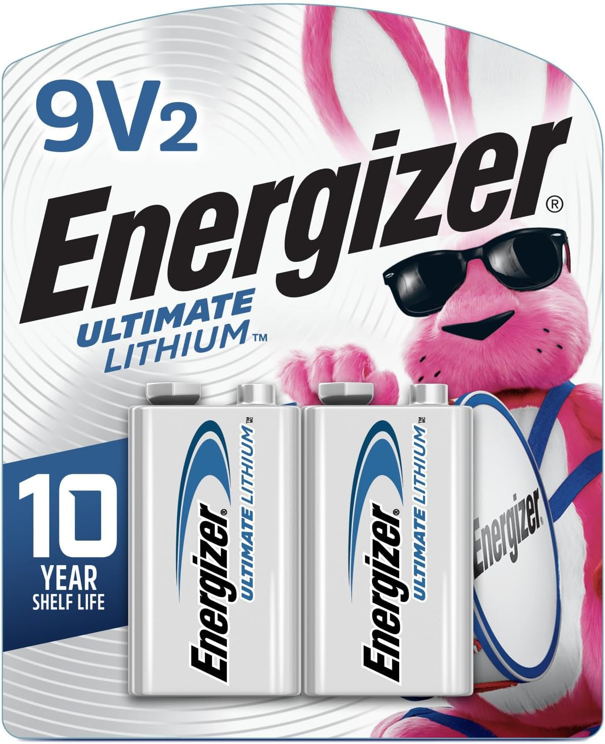 Energizer Ultimate Lithium 9V Battery Pack (2 Count)