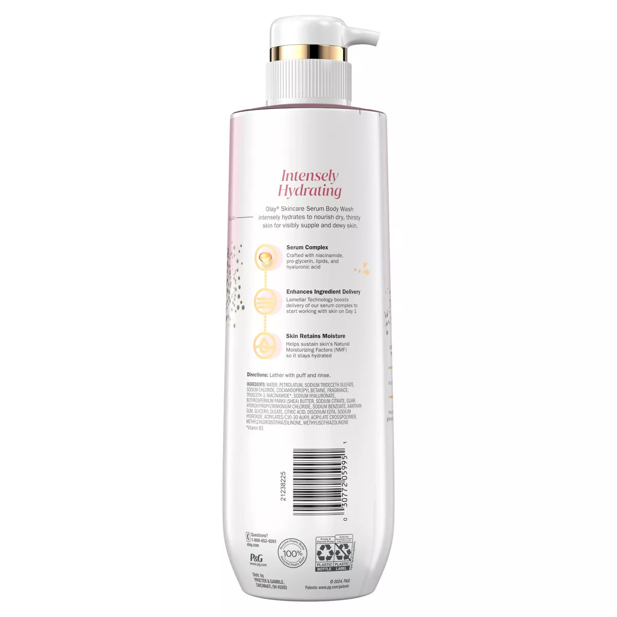 Olay Cleansing & Nourishing Body Wash with Vitamin B3 and Hyaluronic Acid