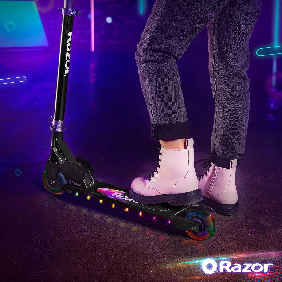 Razor A+ 2 Wheel Scooter with LED Lights