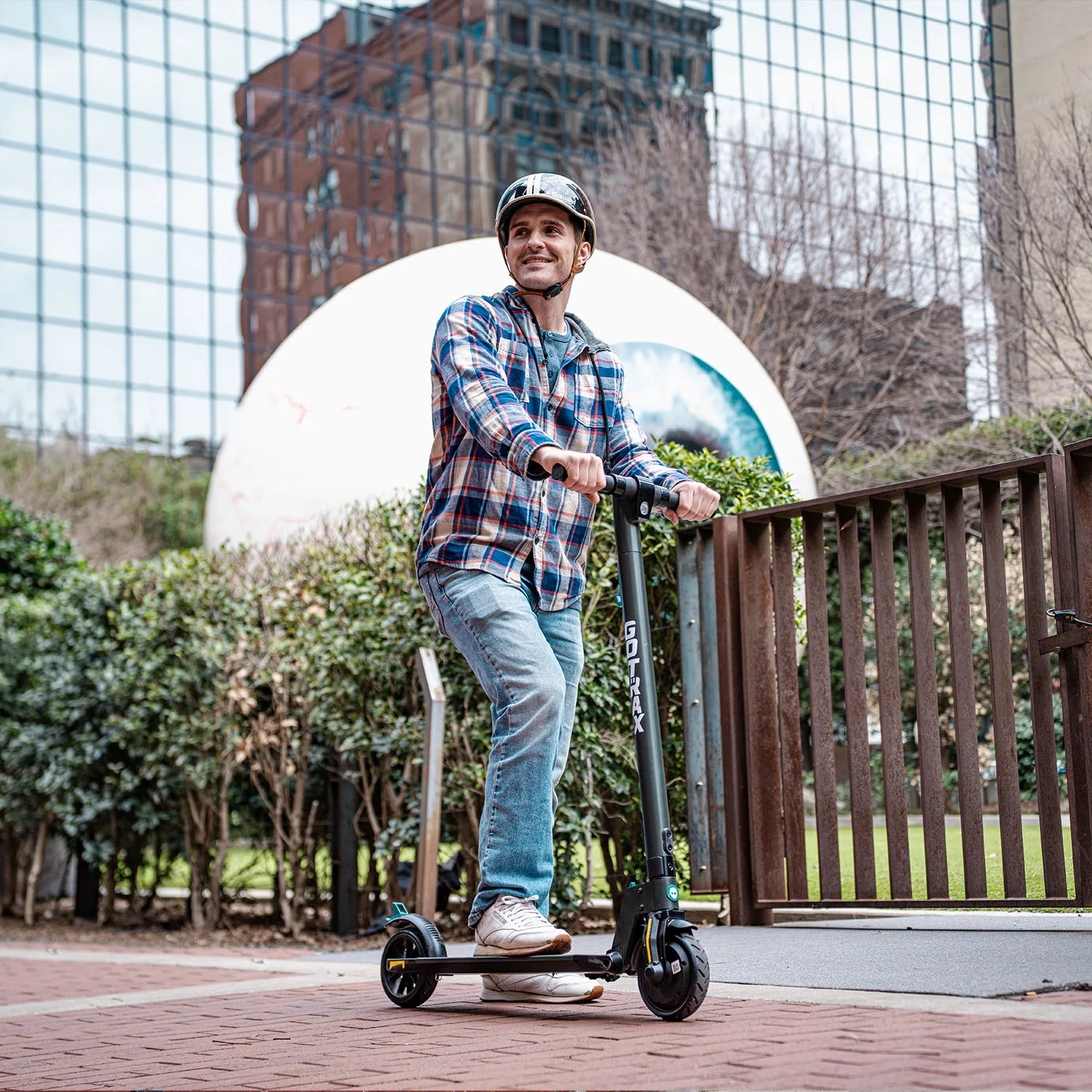 G2Plus Foldable Electric Scooter for Adults and Teens (Ages 8+) - 6" Tires, 200W Motor, 12 MPH, Gray