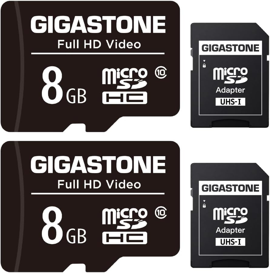 GIGASTONE 32GB Micro SD Card 5-Pack, Full HD Video, Surveillance Security Cam Action Camera Drone, 90Mb/S Micro SDHC UHS-I U1 C10 Class 10