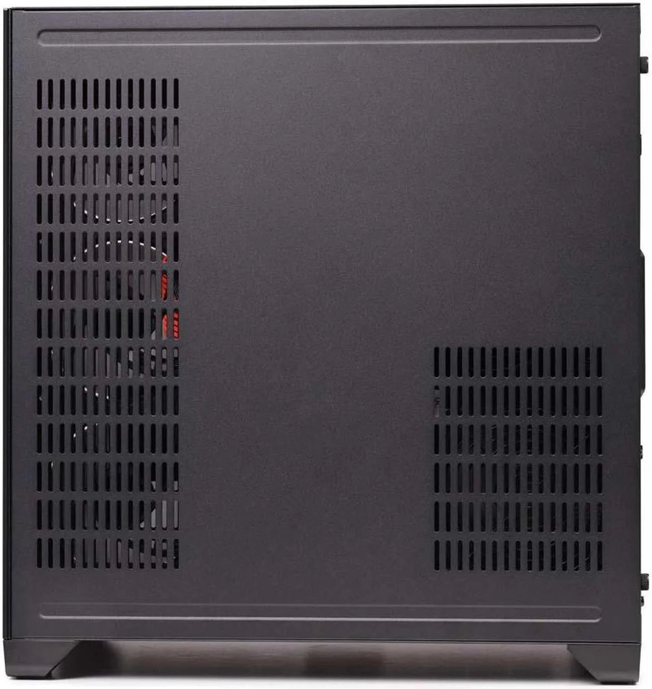 WJCOOLMAN Lonely Warrior PRO Black Computer Case Panoramic Version 2 Sides Transparent Glass Gaming Chassis Support 10 Fan Positions 360 AIO Support ATX/M-ATX Gming Case High-Airflow Design