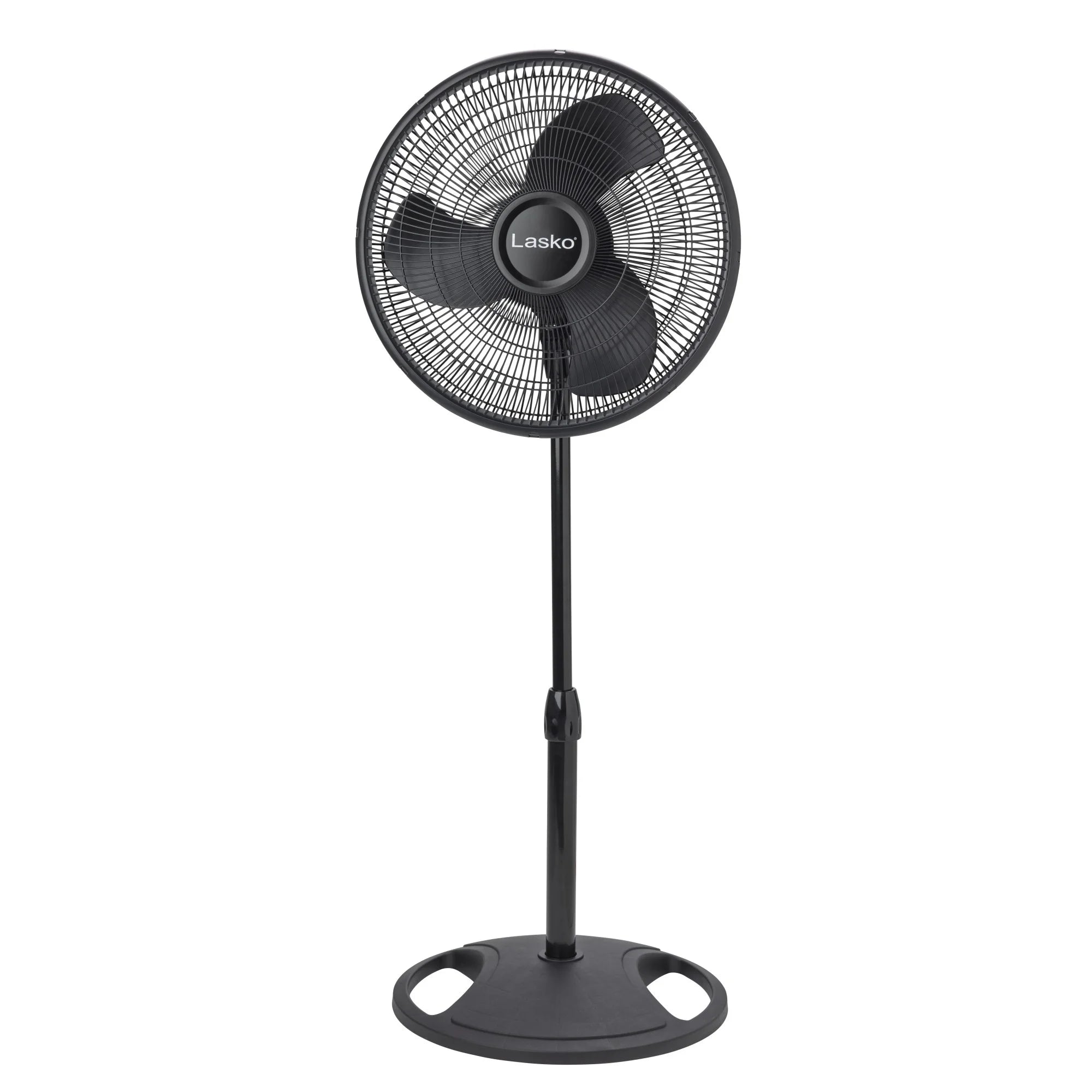 Lasko 16” 3-Speed Adjustable Oscillating Pedestal Fan, Black, S16500 New