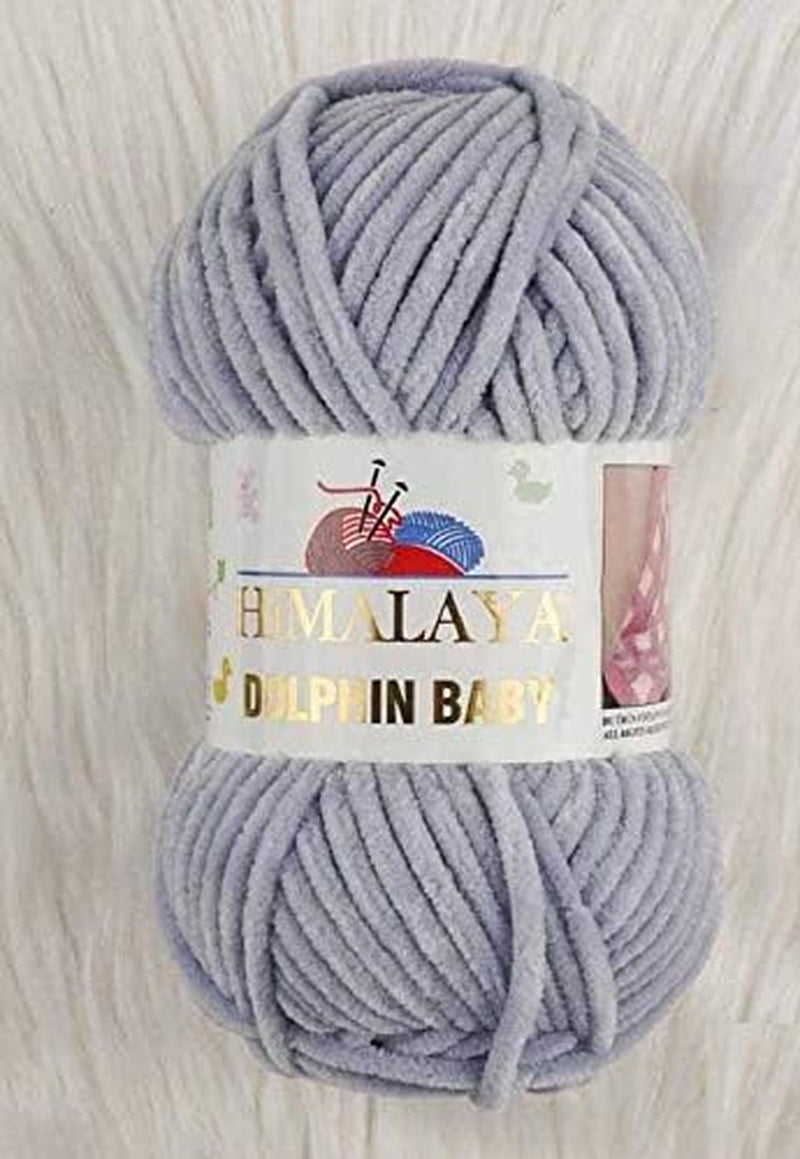 Himalaya Dolphin Baby Super Bulky Blanket Yarn - 655 Yards (600M), Velvet Texture, 500 Grams (17.63 Ounces)