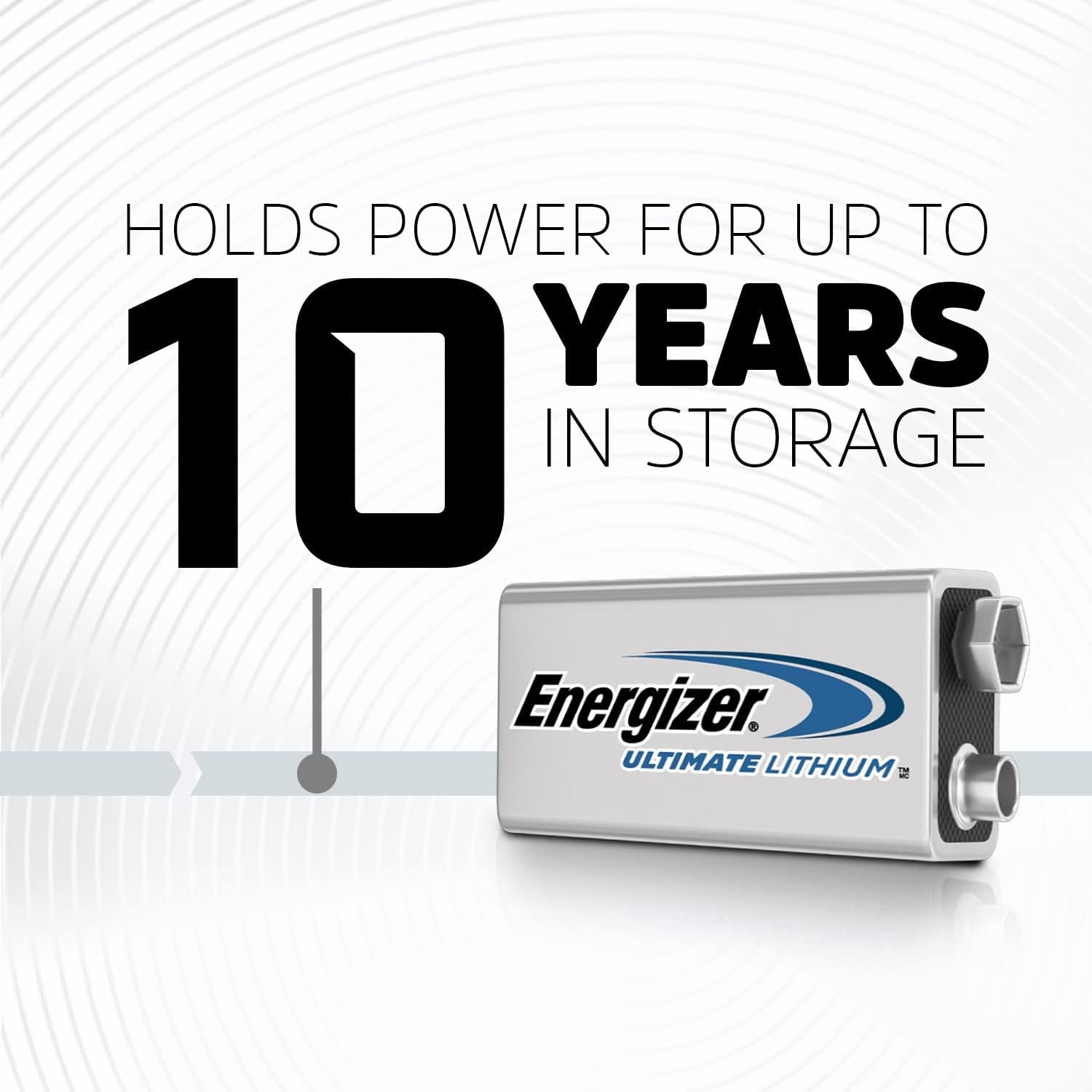 Energizer Ultimate Lithium 9V Battery Pack (2 Count)