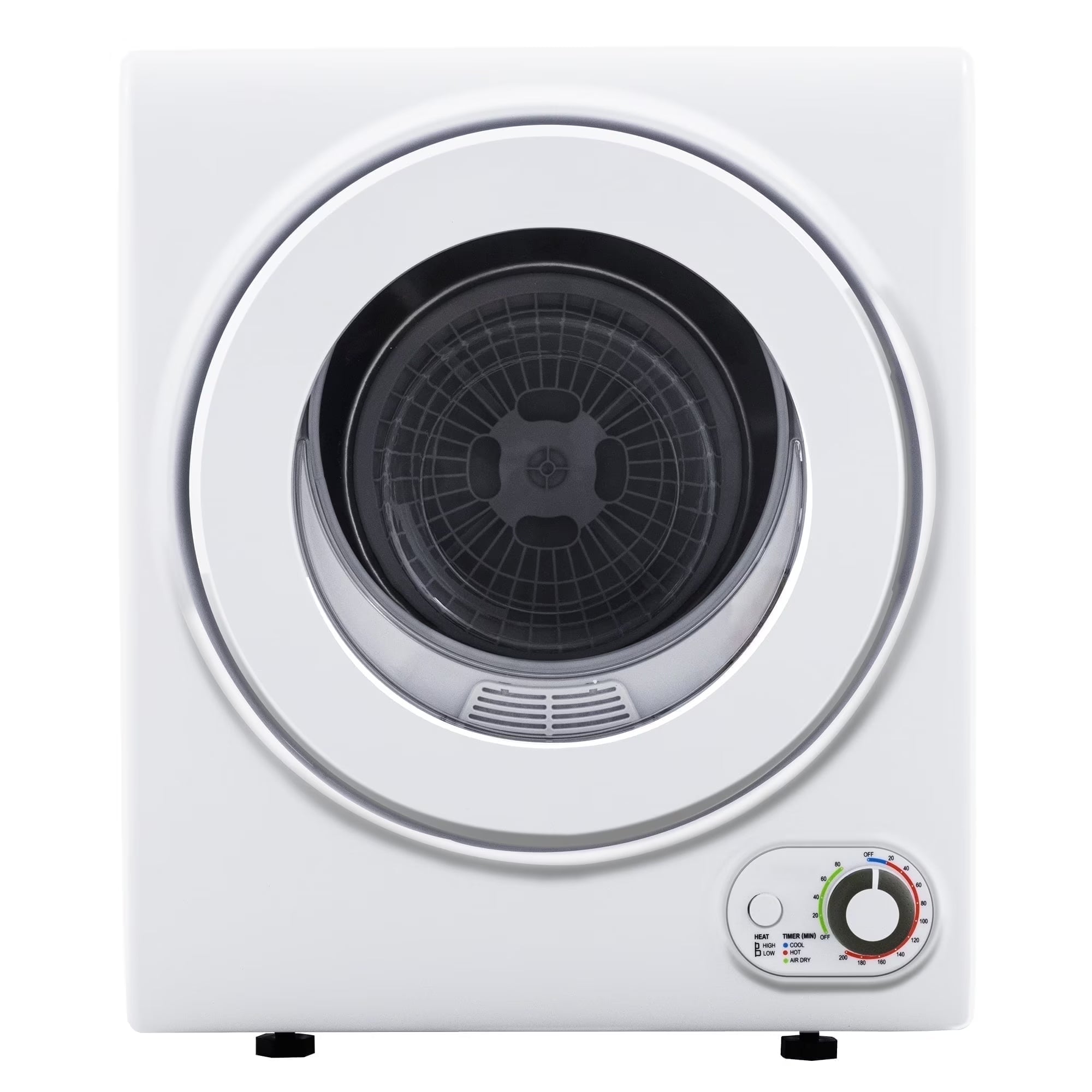 1.6 Cu. Ft. Electric Portable Clothes Dryer - Compact Design, 19.5 in W x 23.6 in H