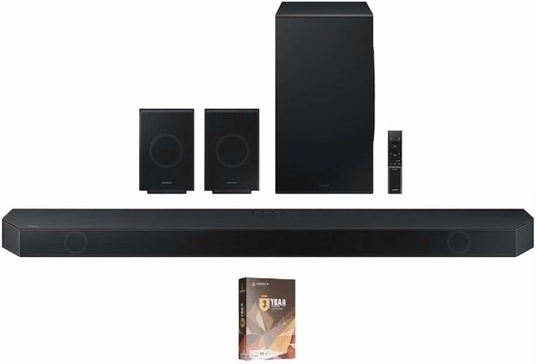 HW-Q990D 11.1.4Ch Soundbar with True Dolby Atmos Sound and 3 Year Amber Protection Plan (2024)