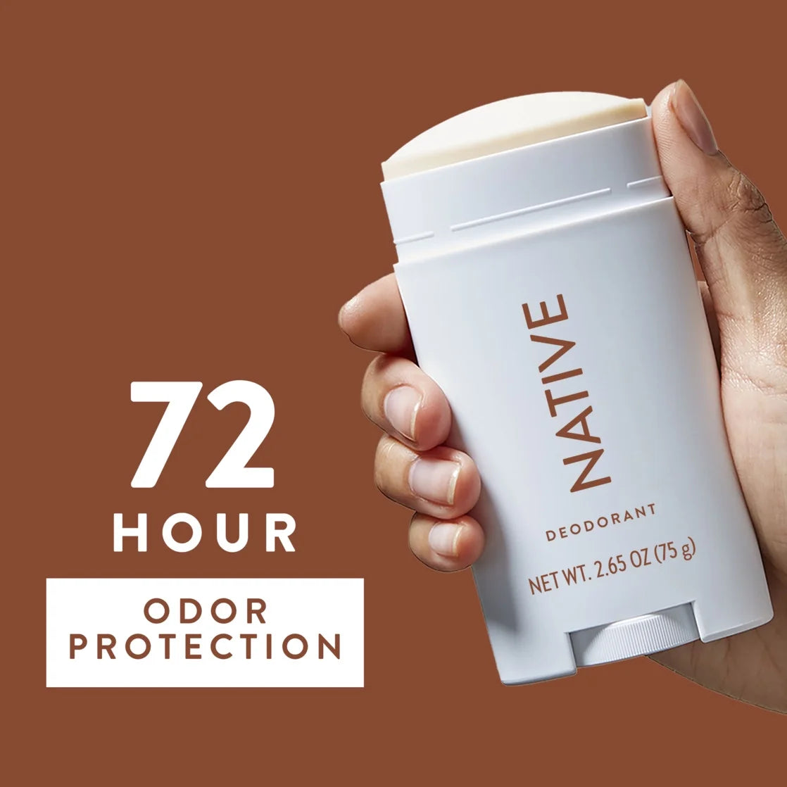 Native Deodorant, Aluminum Free, Coconut & Vanilla, Deodorant for Women and Men, 2.65 Oz