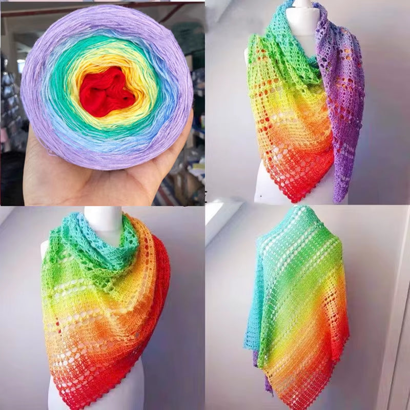 300G 100% Organic Cotton Blend Yarn for Spring and Summer Crochet Projects - 1000 Meter Soft Lace Line for DIY Hand-Woven Clothing and Accessories