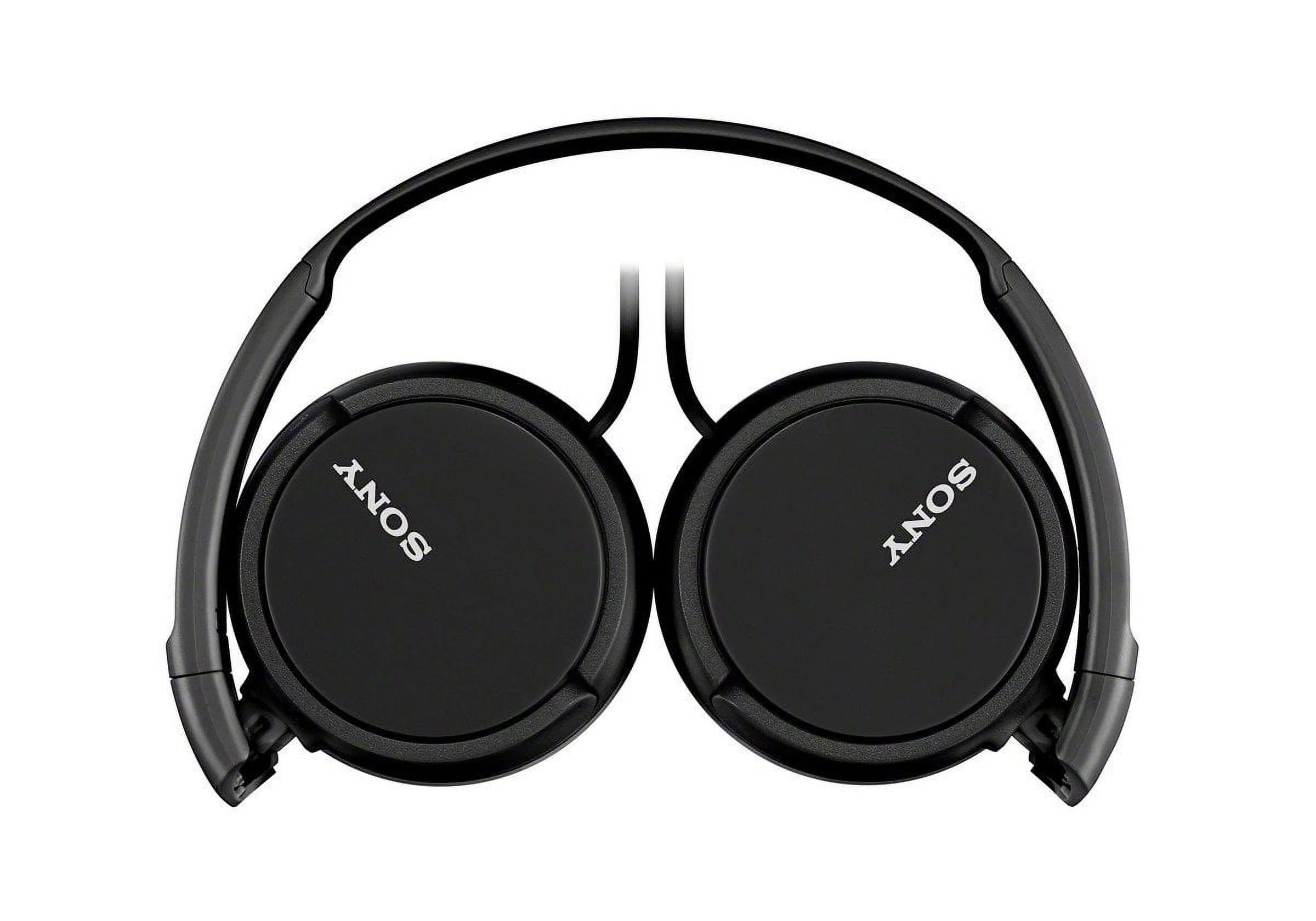 MDR-ZX110 Wired On-Ear Headphones in Black
