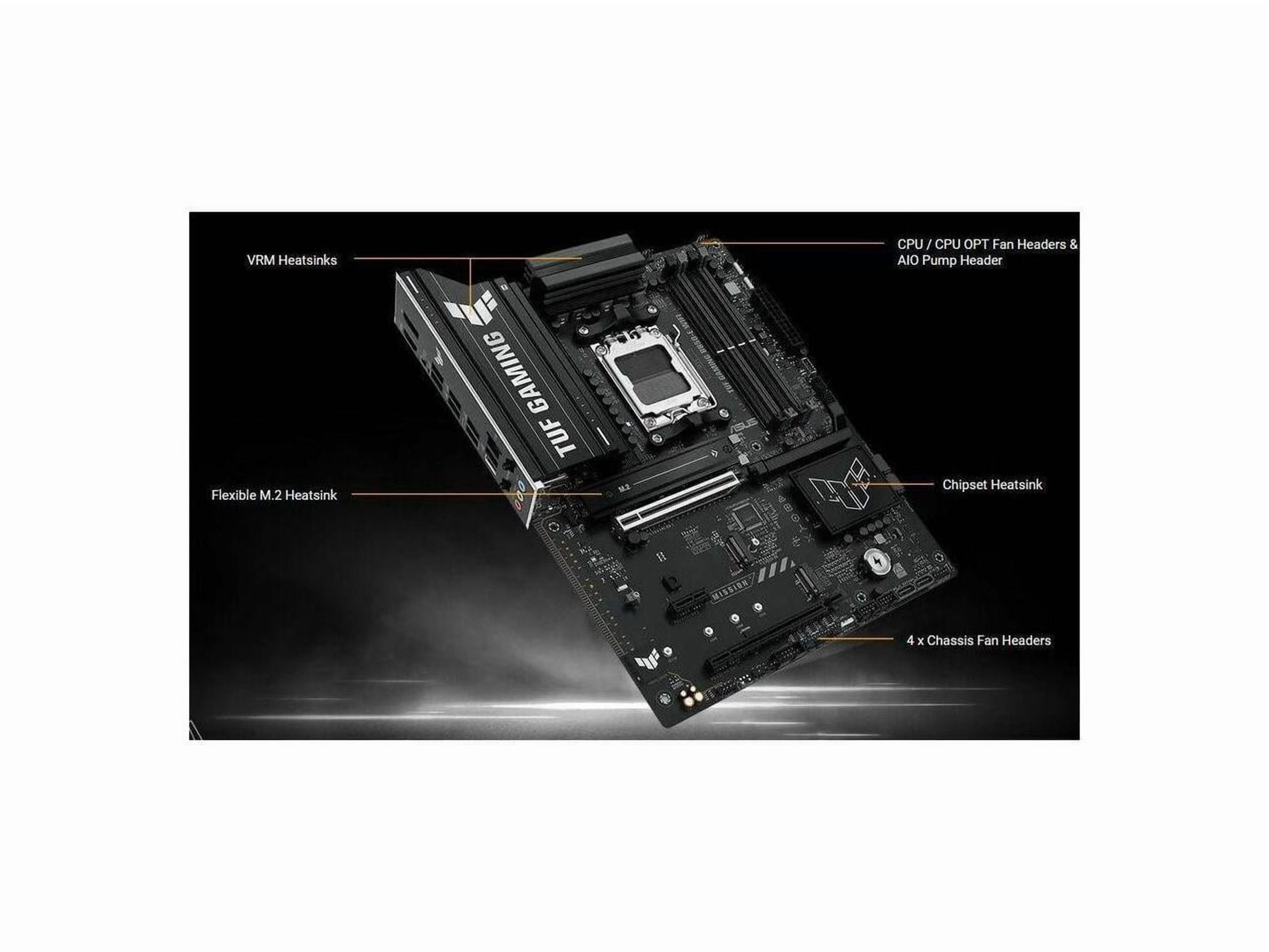 TUF GAMING B850-E WIFI Gaming Desktop Motherboard - AMD B850 Chipset - Socket AM5 - ATX (Tufgamingb850-Ewifi)