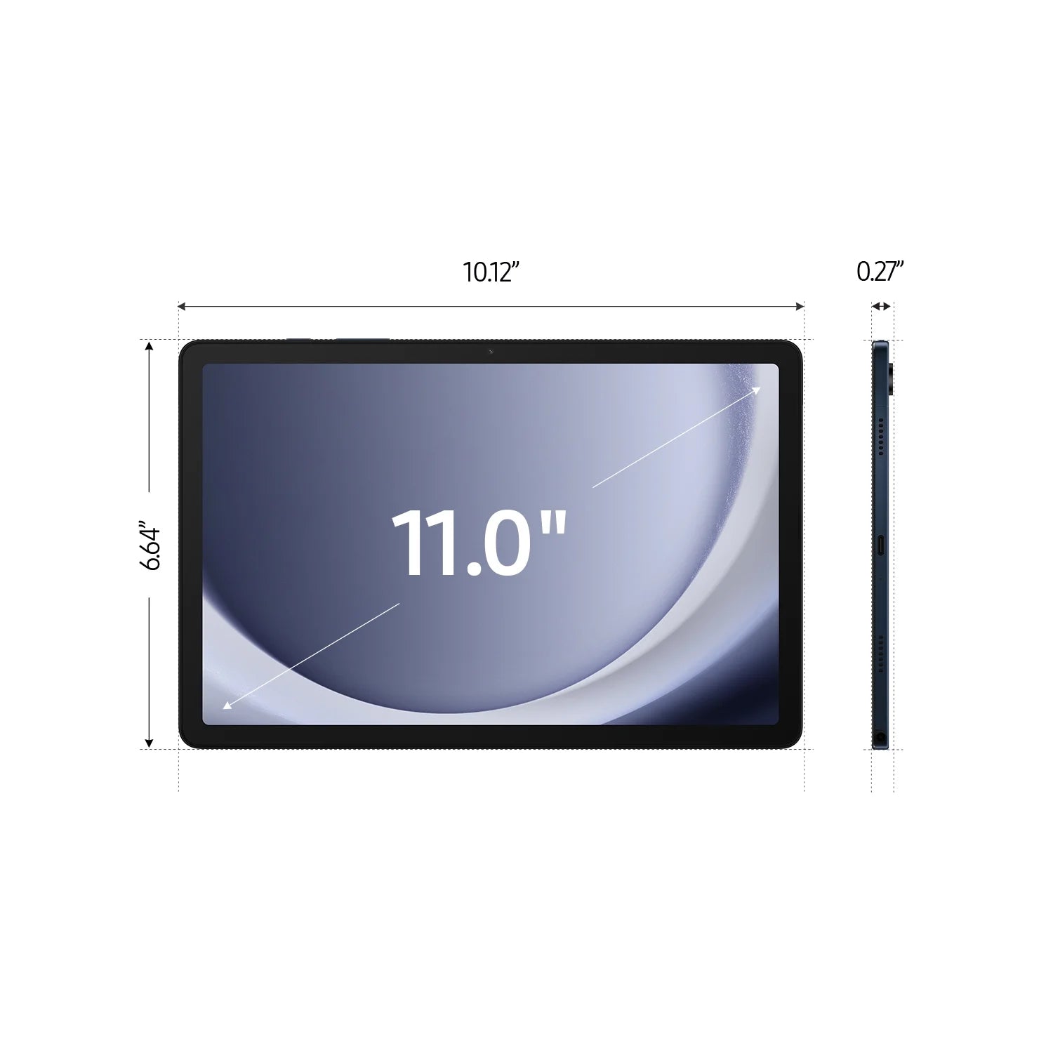 Galaxy Tab A9+ 11-Inch Widescreen Tablet, 64GB Storage, Android 13, Navy Blue