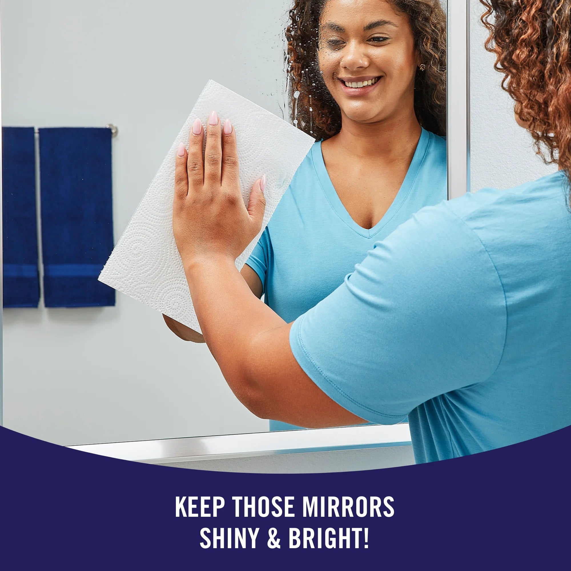 Sparkle Tear-A-Square Paper Towels, 6 Triple Rolls