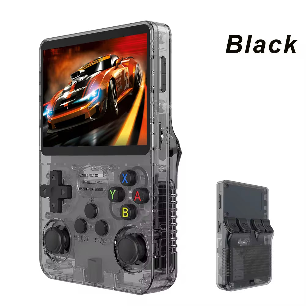 128GB R36S Retro Handheld Video Game Console with Linux System, 3.5-Inch IPS Screen, R35S Pro Portable Pocket Video Player, Preloaded with 64GB of Games