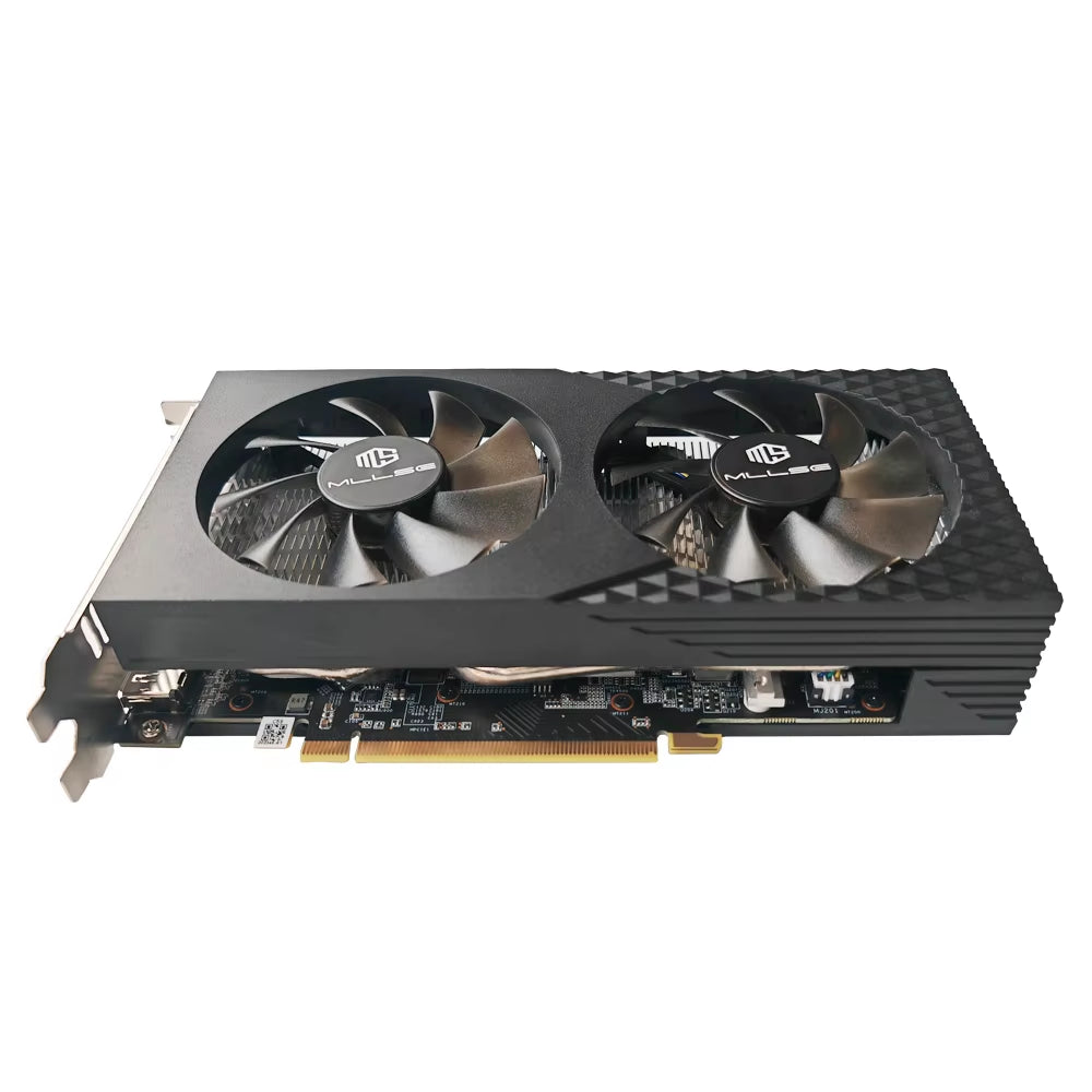 MLLSE New Radeon RX5600 6GB Graphic Card GDDR6 6GB Gaming Computer GPU AMD RX5600 6GB Game Desktop Computer Graphics Card