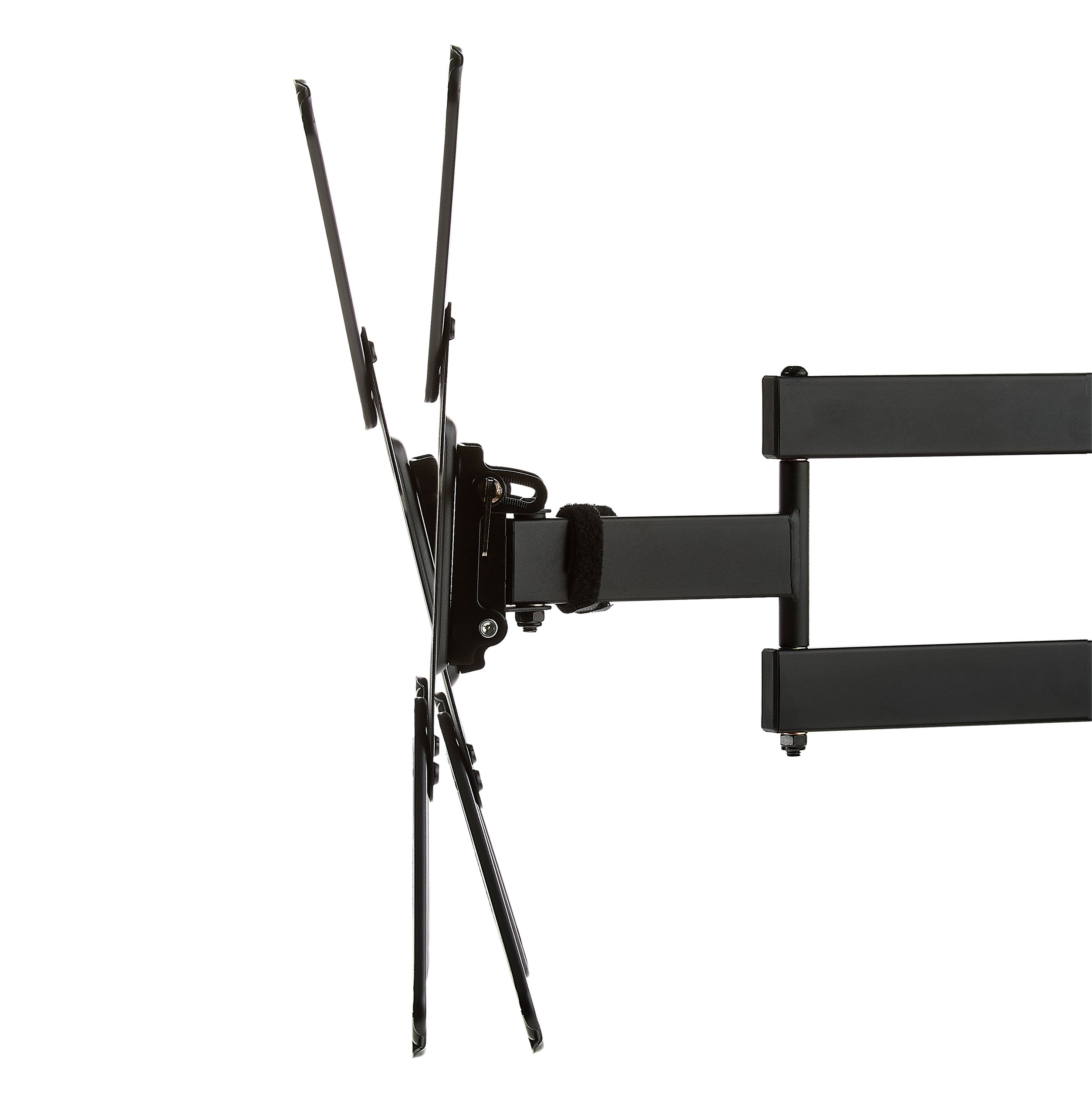 Onn Full Motion TV Wall Mount for 19" to 50" Tvs, UL Listed, Swivel ±45°, up to +5/-15°Tilting