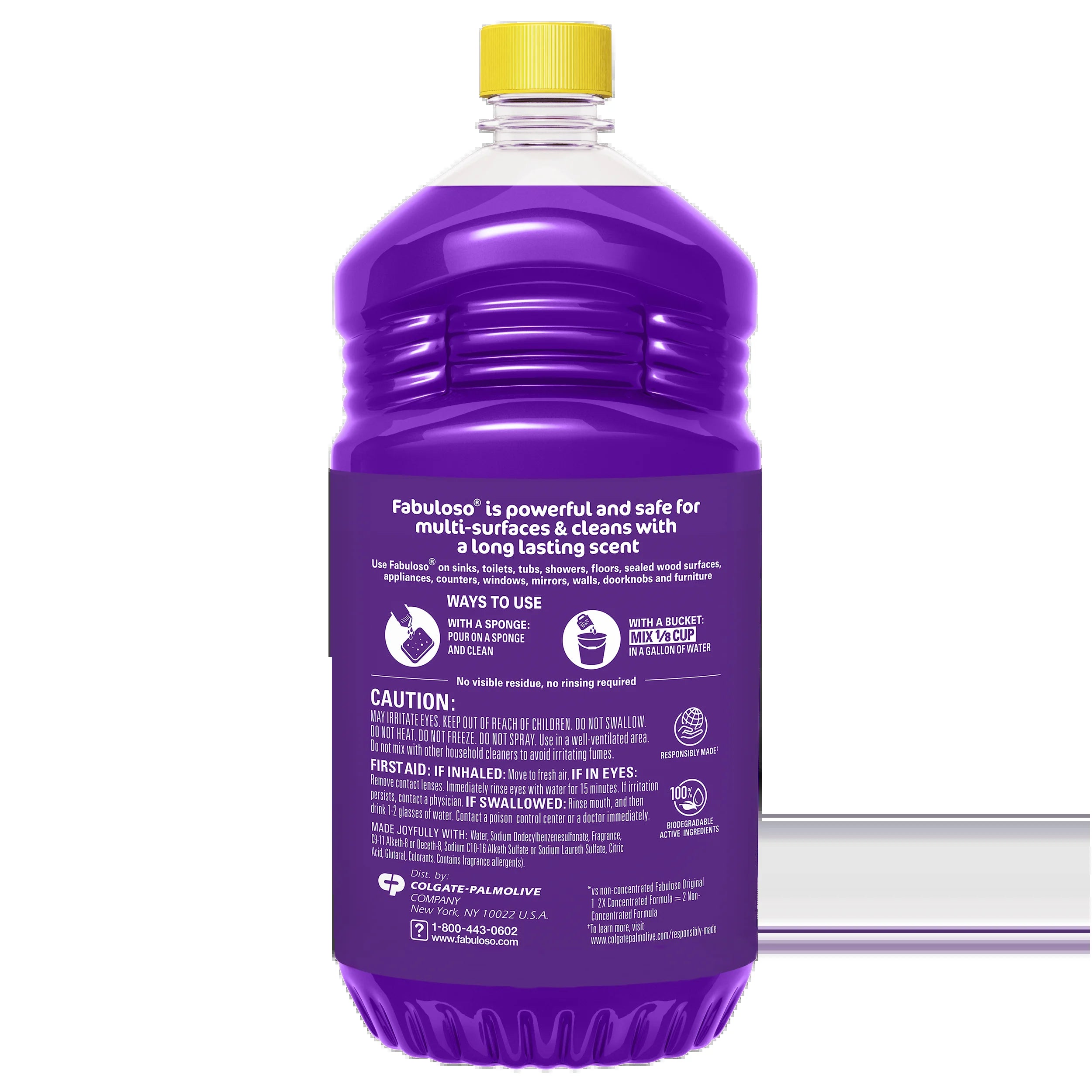 Lavender Multi-Purpose and Floor Cleaner, 2X Concentrated, 56 Fl Oz