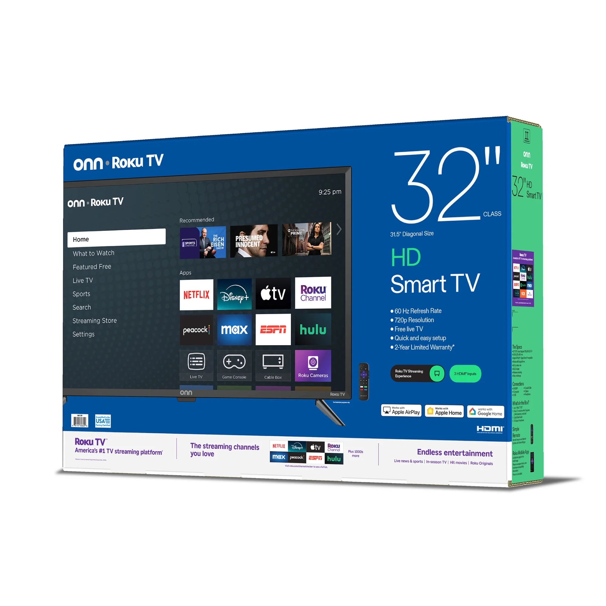 32” Class HD (720P) LED Roku Smart Television (100012589)