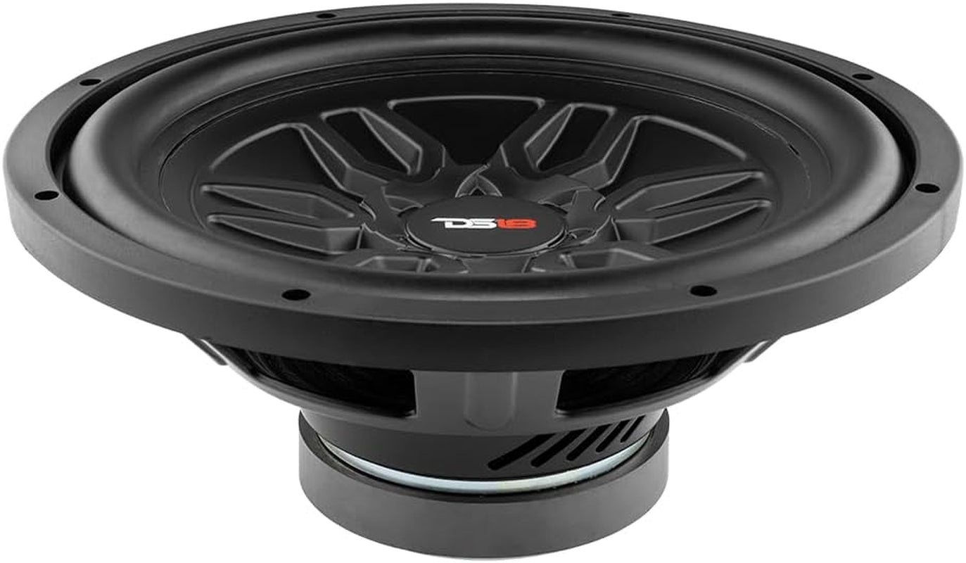 DS18 SLC-MD12.4D Car Subwoofer 12" 1000 Watts Max Power 250 Watts RMS Dual Voice Coil 4 Ohms. Easy Mounting. Loud Bass for Vehicle Stereo Sound System - 1 Speaker