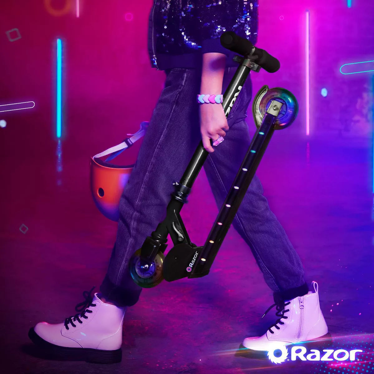 Razor A+ 2 Wheel Scooter with LED Lights