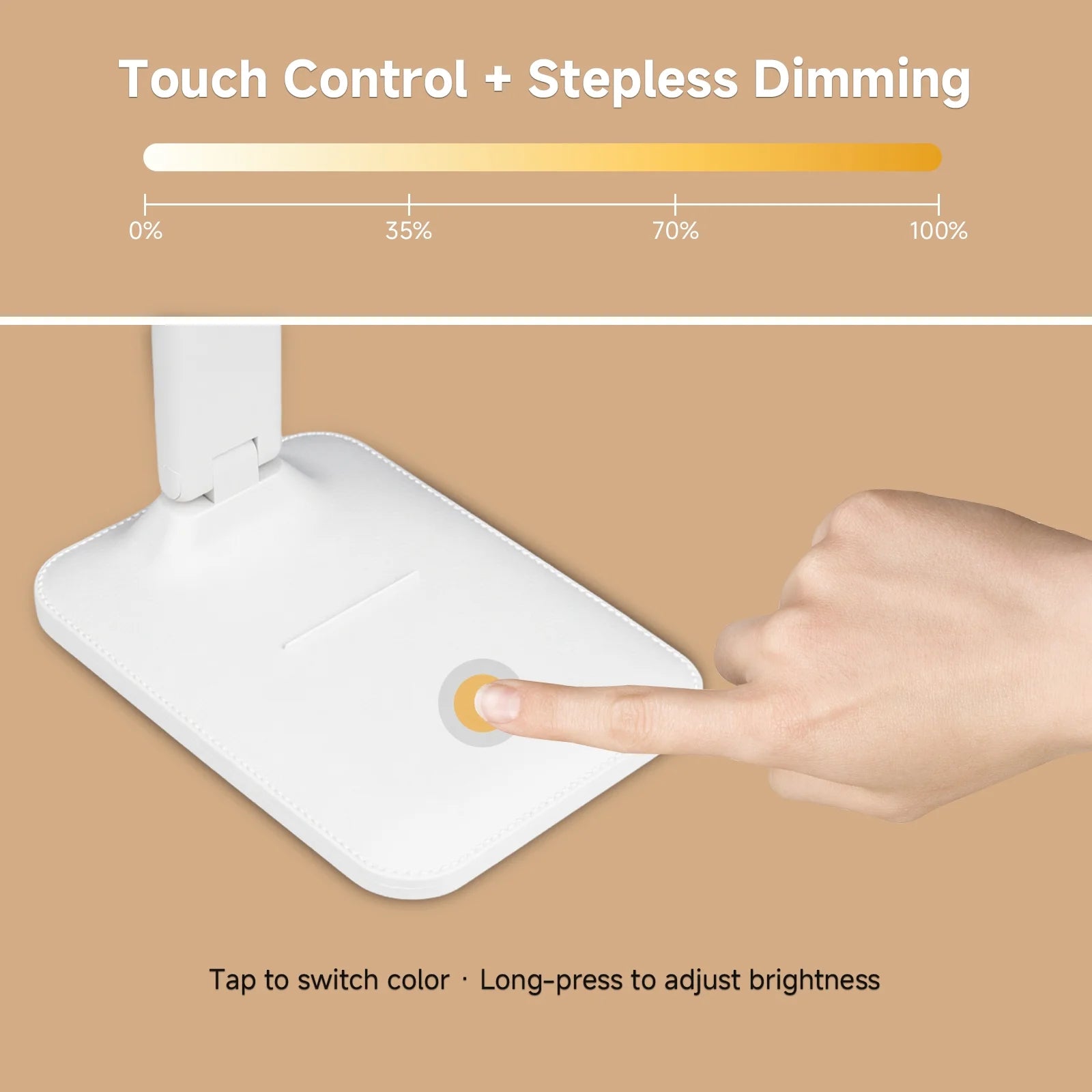 NOYAFA Led Desk Lamp Dimmable Desk Light Reading Lamp 3 Lighting Modes, Eye Protection Accessories, Study Desk Lamp Equipped USB Suitable for Home Office