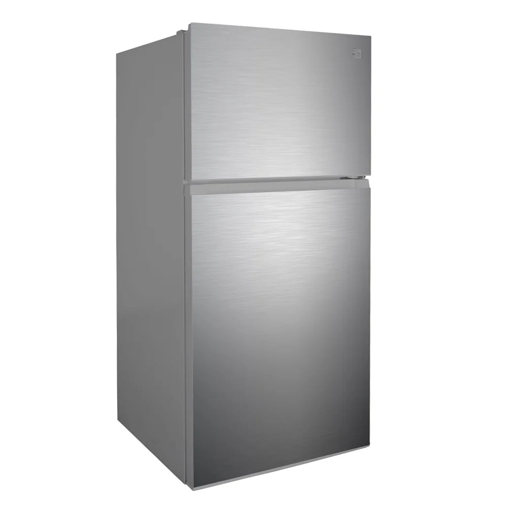 33-Inch 20.4 Cu. Ft. ENERGY STAR® Standard Refrigerator/Freezer with Icemaker in Stainless Steel