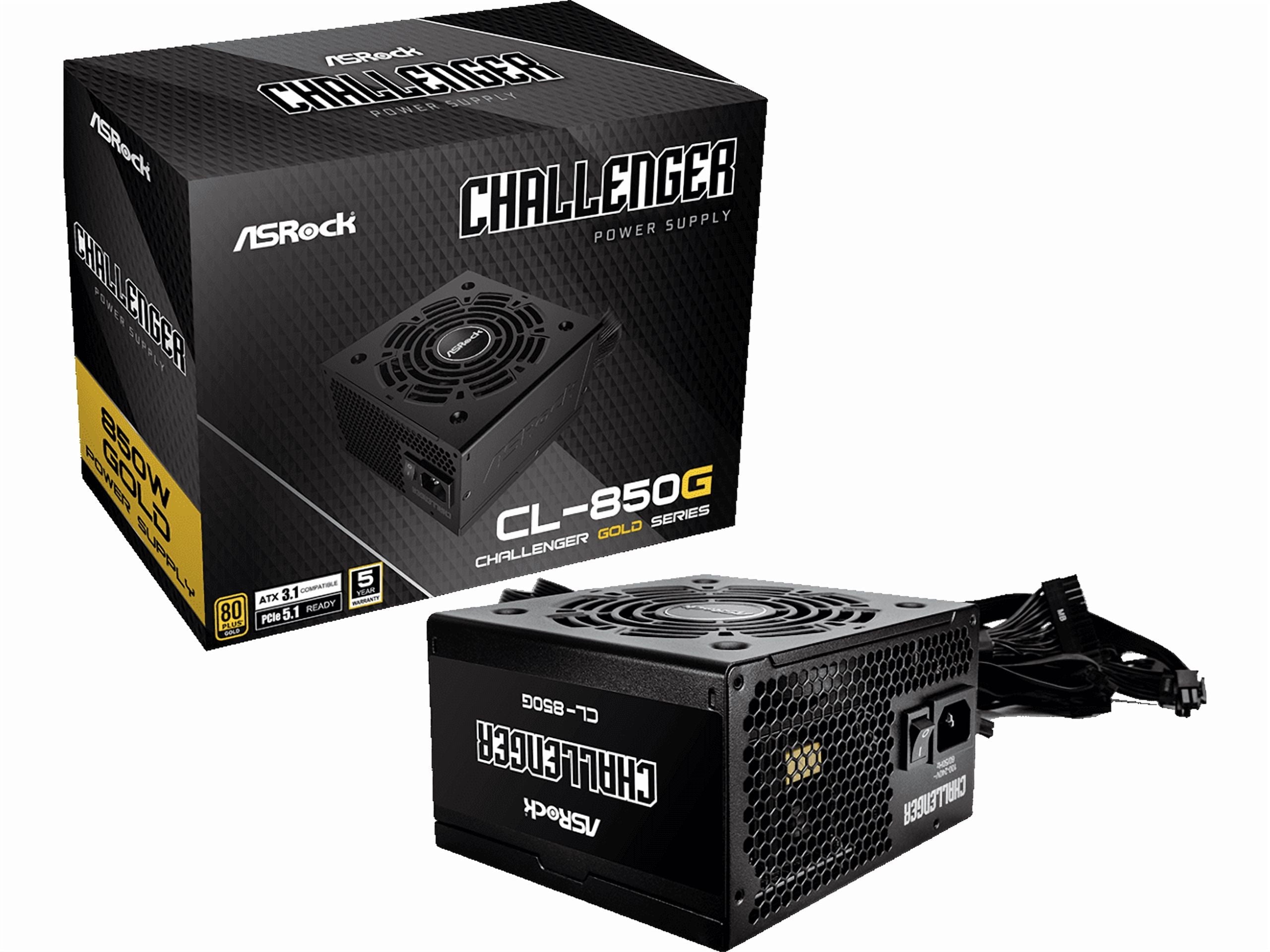 Asrock CL-850G 850 W ATX3.1 & Pcie5.1 Ready 80 plus GOLD Certified Non-Modular Power Supply