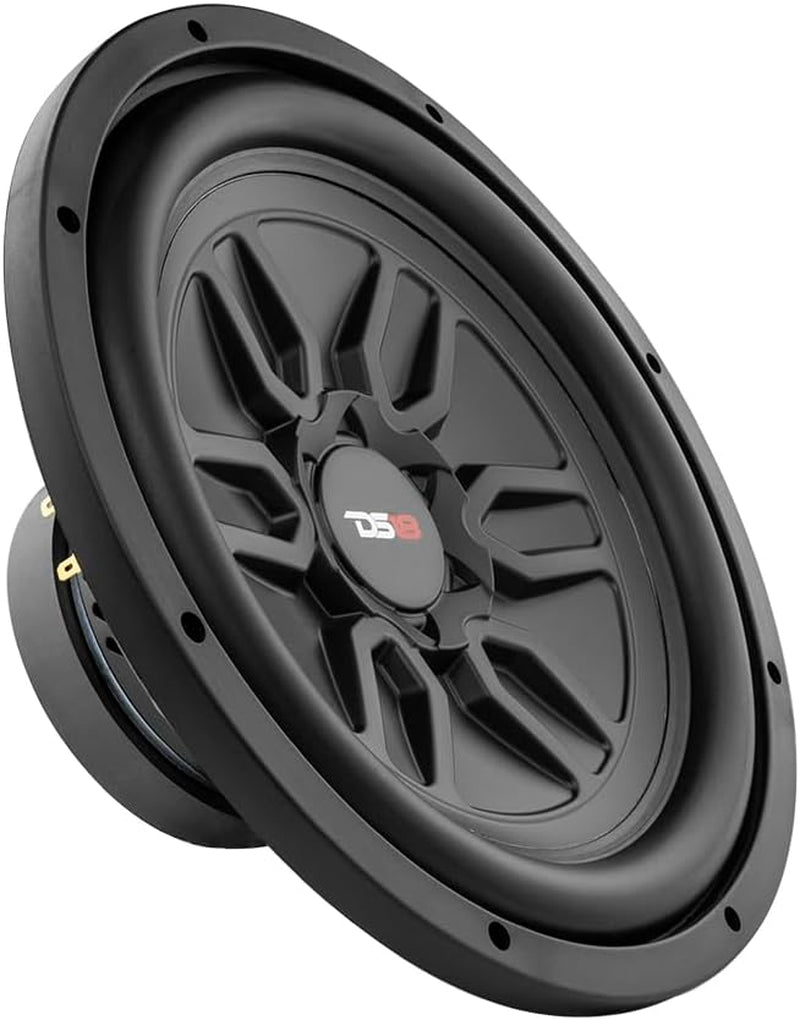 DS18 SLC-MD12.4D Car Subwoofer 12" 1000 Watts Max Power 250 Watts RMS Dual Voice Coil 4 Ohms. Easy Mounting. Loud Bass for Vehicle Stereo Sound System - 1 Speaker
