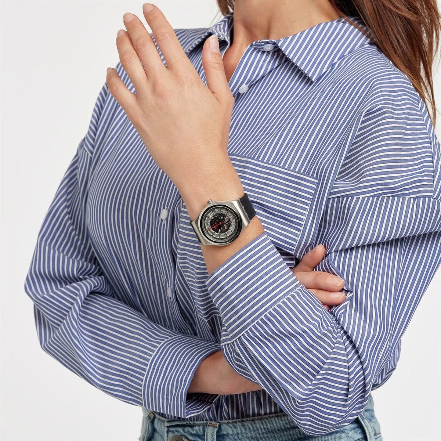 Swatch SISTEM Through Again Unisex Watch Model YIS431