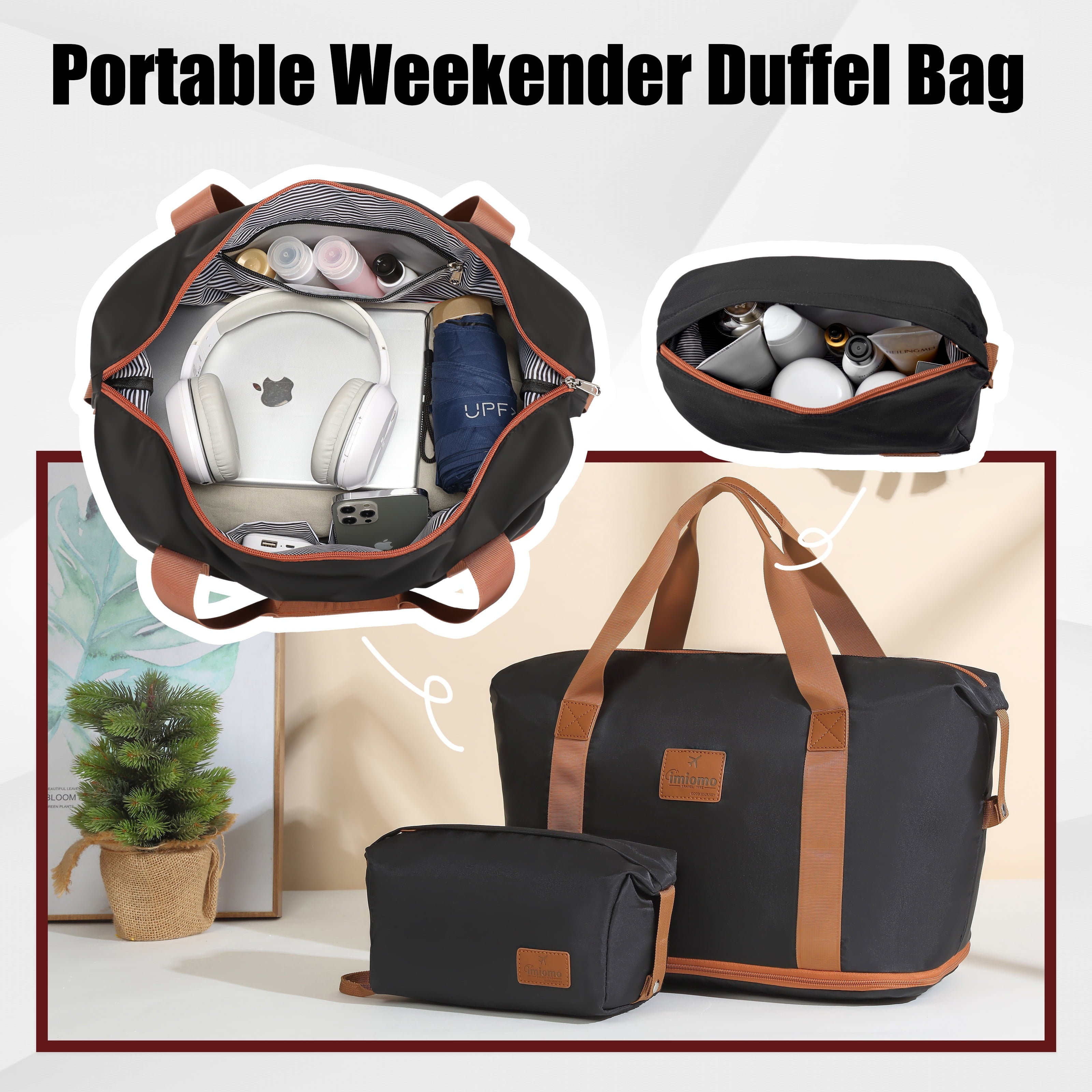 Joyway 5-Piece Luggage Set ABS Hardshell Spinner Suitcase with TSA Lock(Expandable 20"And 24" Carry-On)28"Checked Luggage-Black