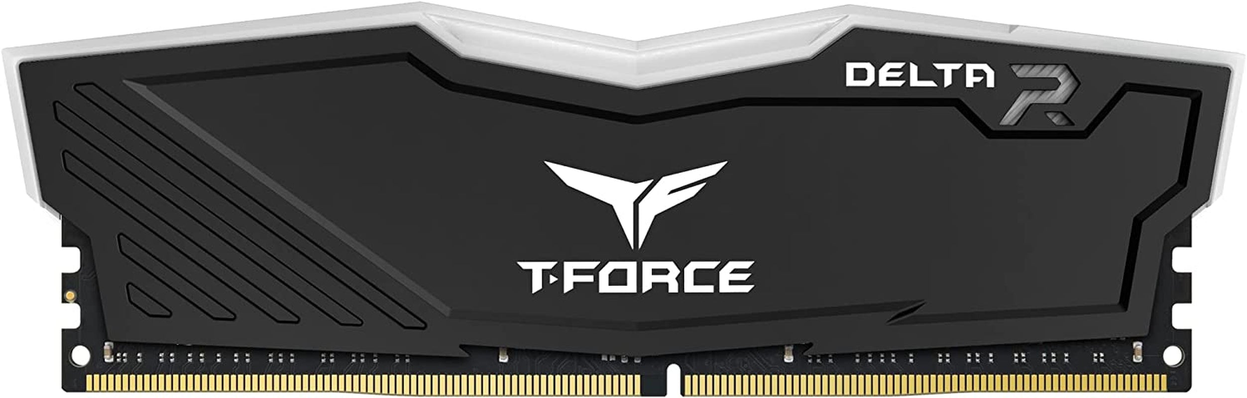 TEAMGROUP T-Force Delta RGB DDR4 16GB (2X8Gb) 3200Mhz (PC4-25600) CL16 Desktop Memory Module Ram Black - TF3D416G3200HC16CDC01