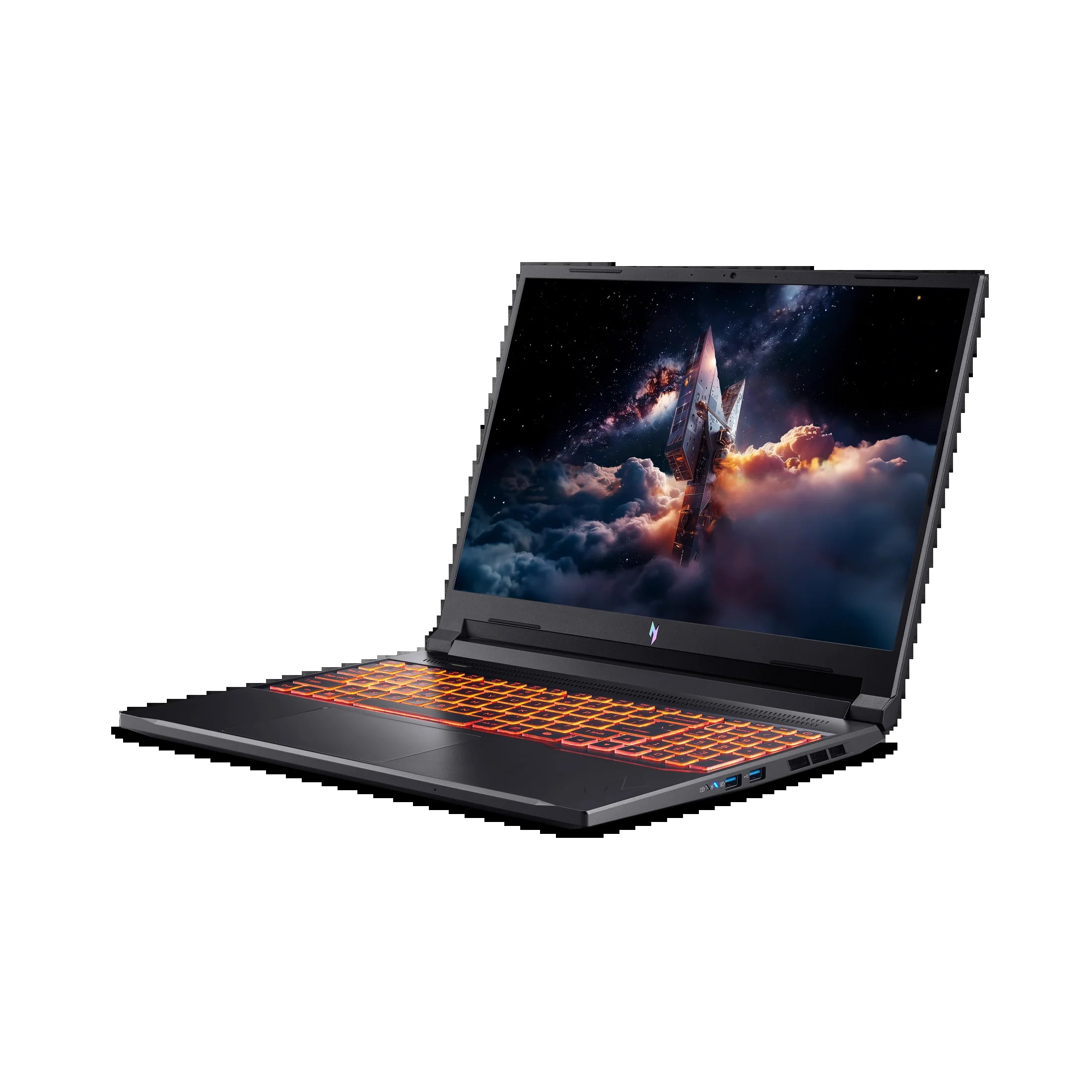 Nitro V 16 AI WUXGA (1920 X 1200) IPS 180Hz Gaming Laptop AI PC, AMD Ryzen 5 240 Processor, NVIDIA® Geforce RTX™ 5050 8GB GDDR7 VRAM, 16GB RAM, 512GB SSD, Obsidian Black