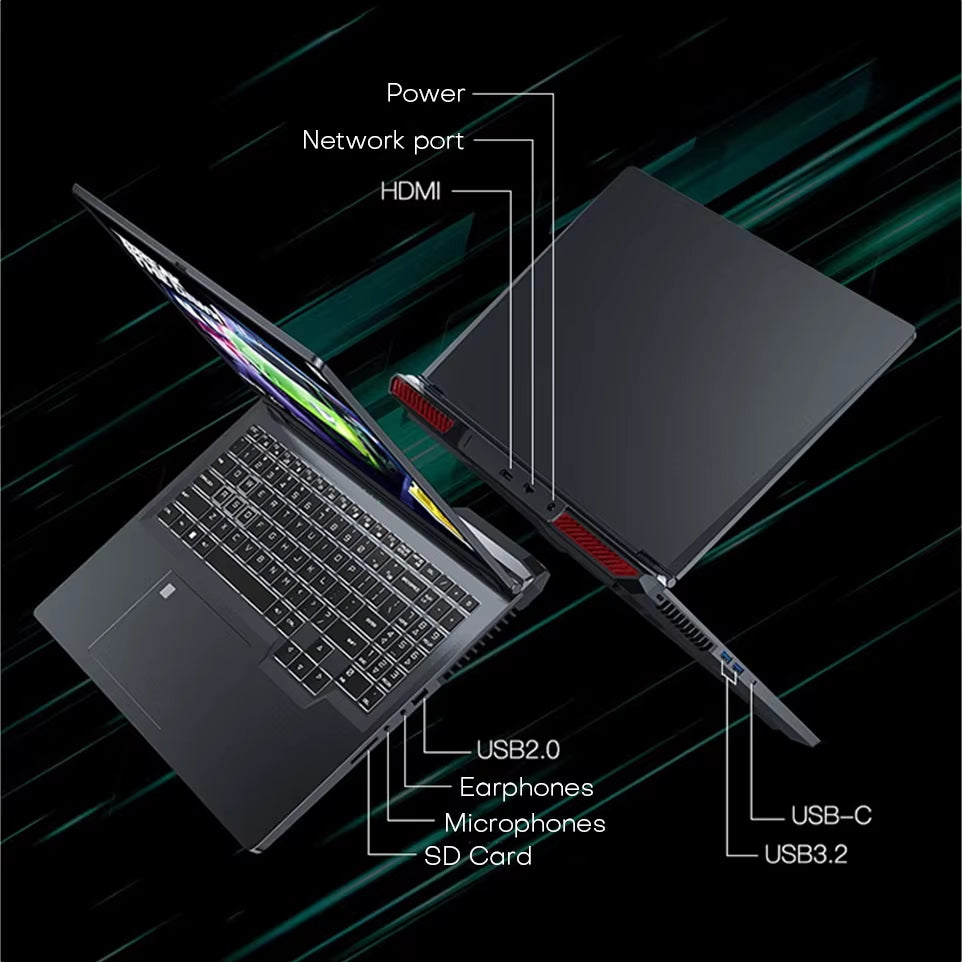 2025 Xiaman 16" Gaming Laptop Intel Core I7-6700Hq GTX 1060 IPS 1920*1200 Notebook Gamer 16GB DDR4 1TB SSD Windows 11 Laptop PC
