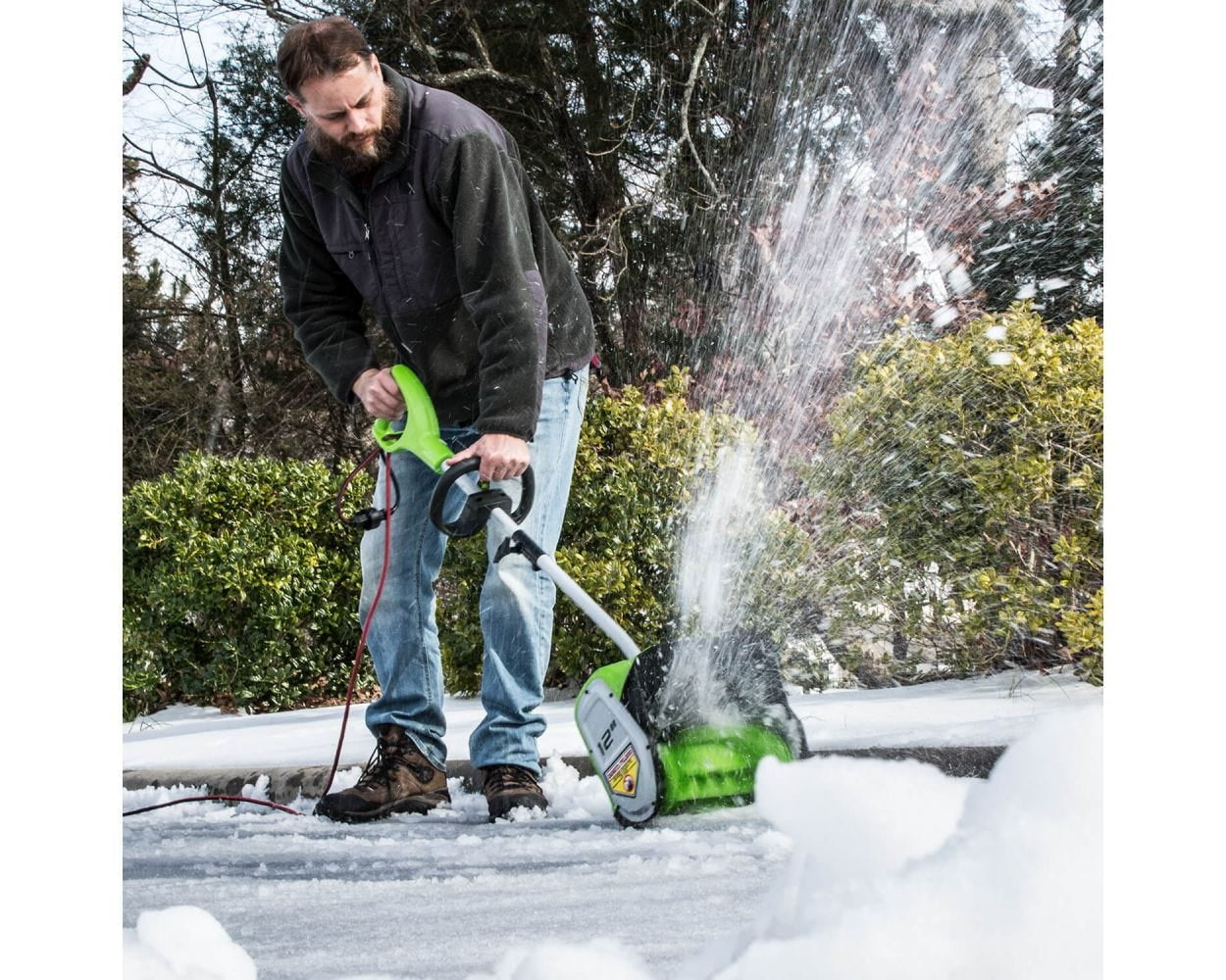 12-Inch Electric Corded Snow Shovel