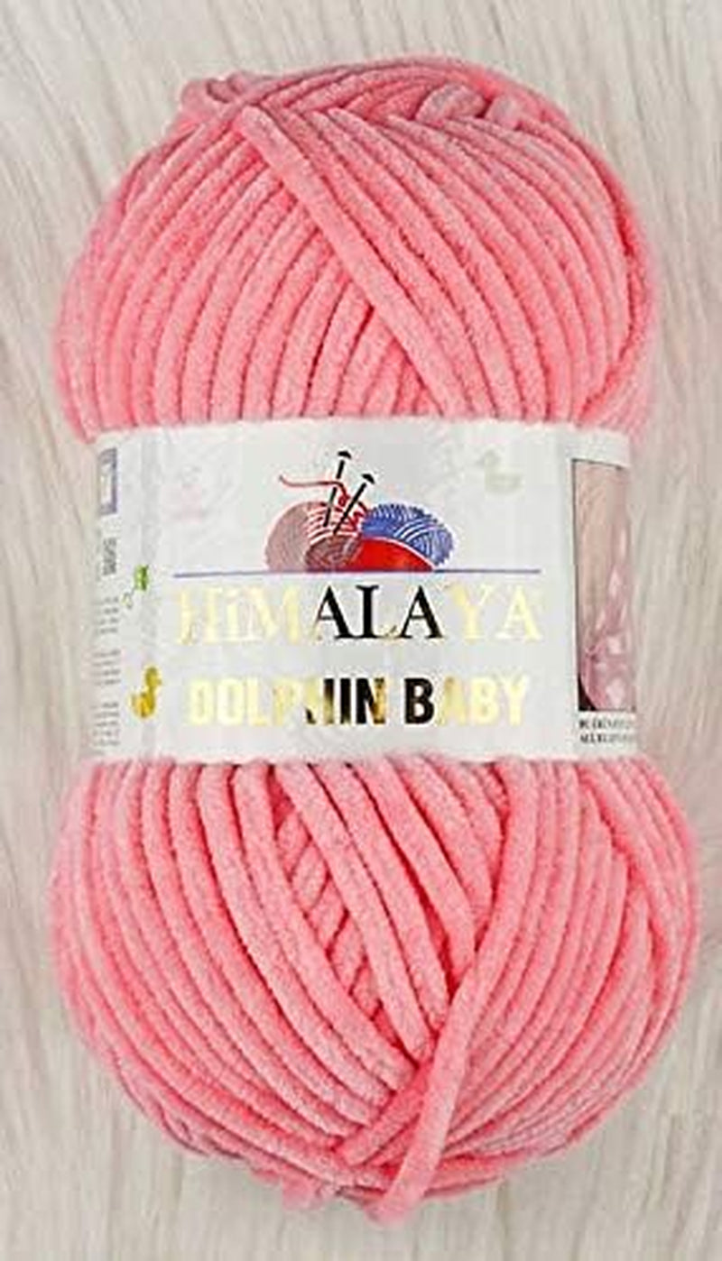 Himalaya Dolphin Baby Super Bulky Blanket Yarn - 655 Yards (600M), Velvet Texture, 500 Grams (17.63 Ounces)