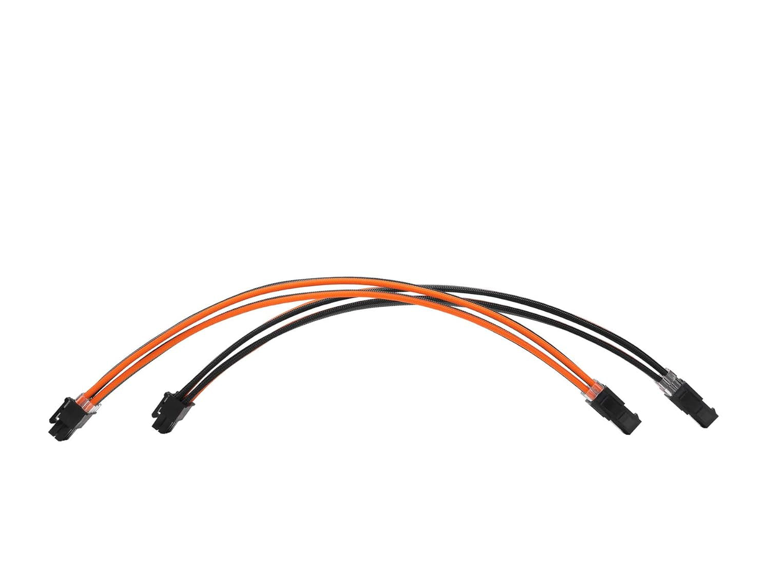 Formulamod Sleeve Extension Power Supply Cable Kit 18AWG ATX 24P+ EPS 8-P+PCI-E8-P with Combs for PSU to Motherboard/Gpu Fm-Nck3 (Black Orange Grey)