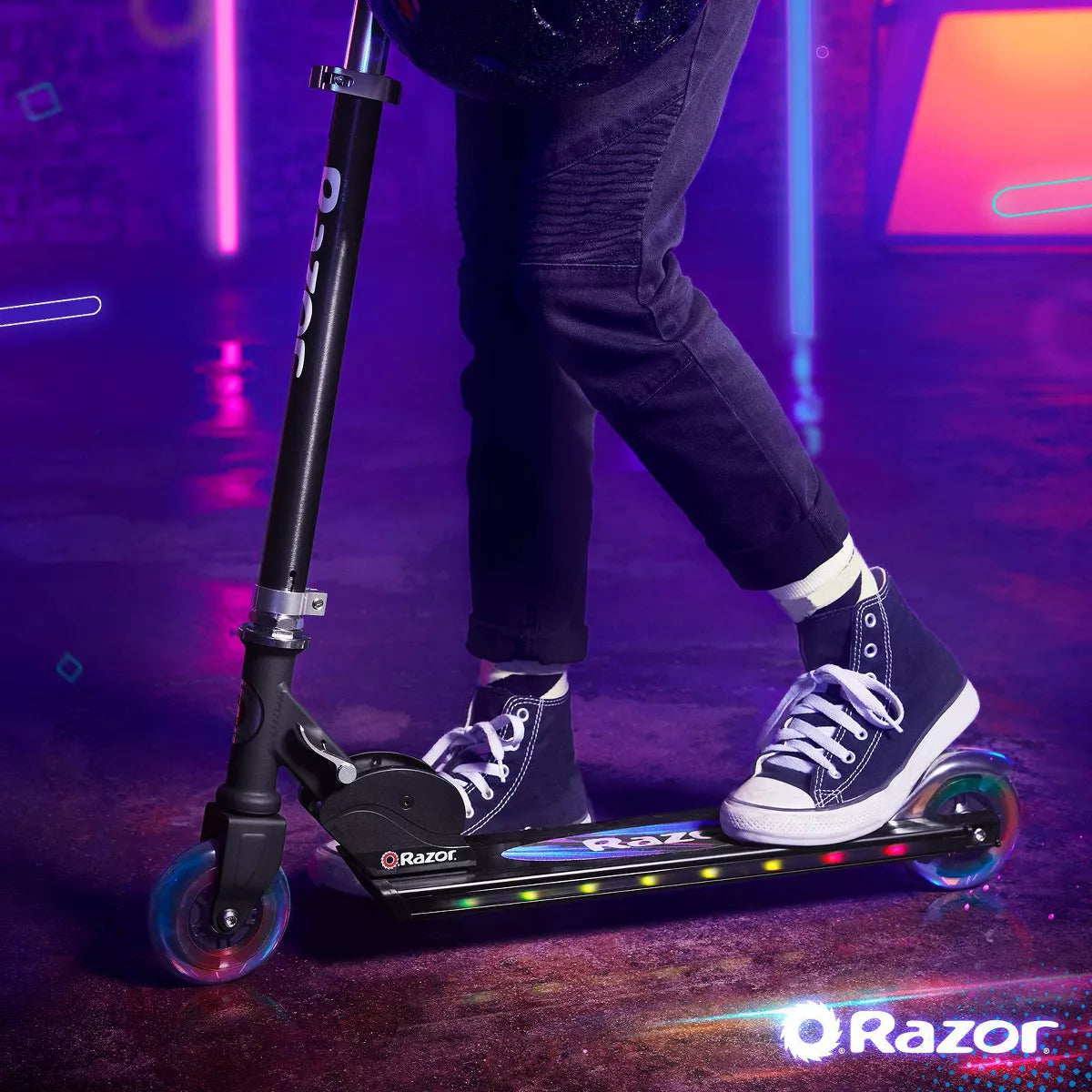 Razor A+ 2 Wheel Scooter with LED Lights
