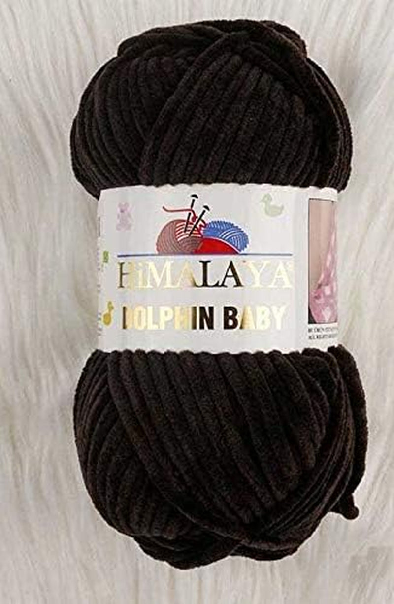 Himalaya Dolphin Baby Super Bulky Blanket Yarn - 655 Yards (600M), Velvet Texture, 500 Grams (17.63 Ounces)