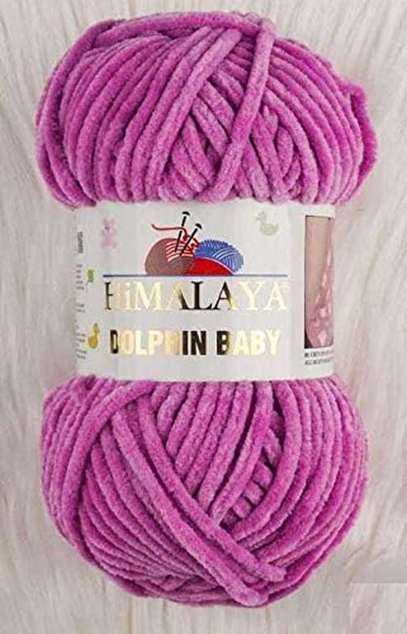 Himalaya Dolphin Baby Super Bulky Blanket Yarn - 655 Yards (600M), Velvet Texture, 500 Grams (17.63 Ounces)