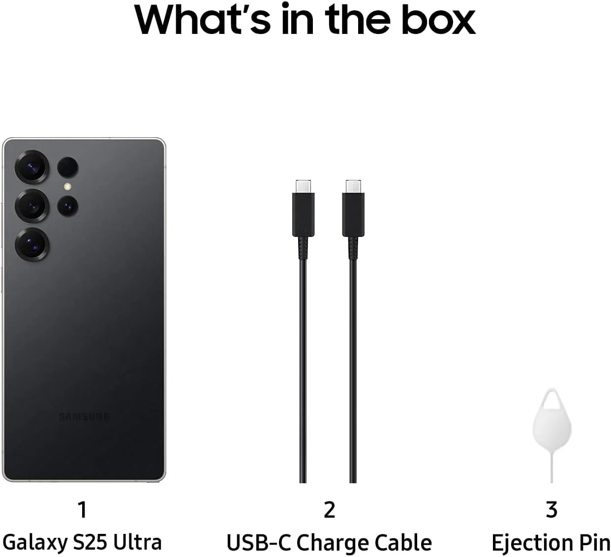 Galaxy S25 Ultra 256GB 12GB RAM | 6.9" AMOLED Display, 200MP, S-Pen Included | GSM Unlocked Dual SIM International Version AI Smartphone (Brand New)