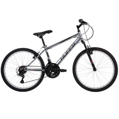 24" Rock Creek Mountain Bike for Adults, Suitable for Riders 4'8" - 5'8", Gray