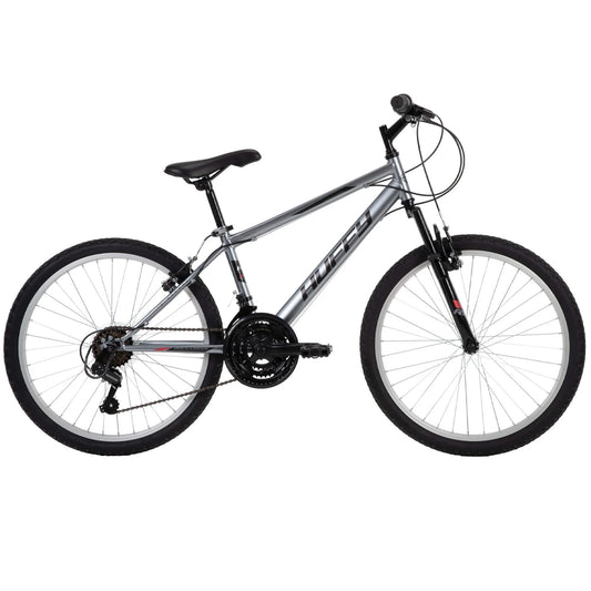 24" Rock Creek Mountain Bike for Adults, Suitable for Riders 4'8" - 5'8", Gray