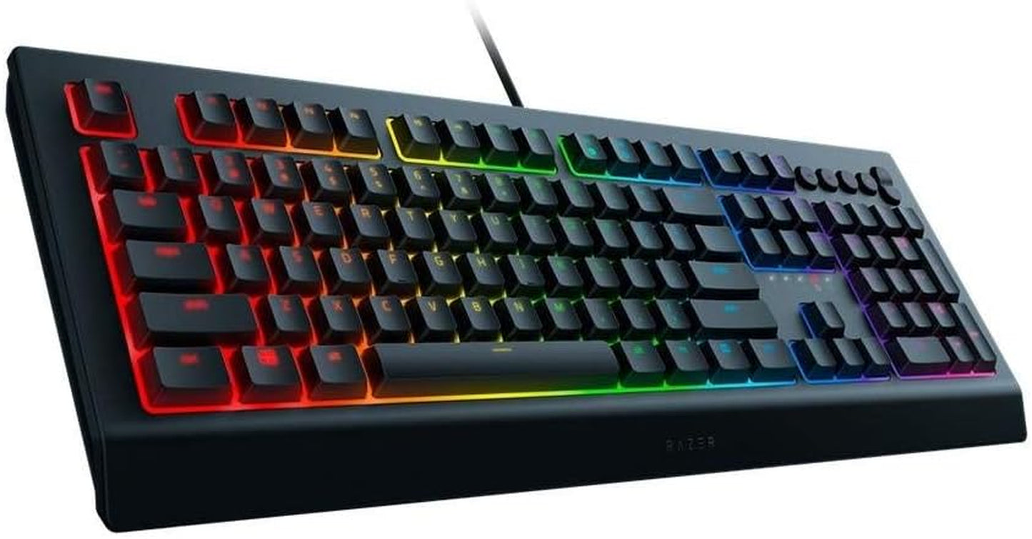 Razer Cynosa Chroma Gaming Keyboard: Individually Backlit RGB Keys - Spill-Resistant Design - Programmable Macro Functionality - Quiet & Cushioned