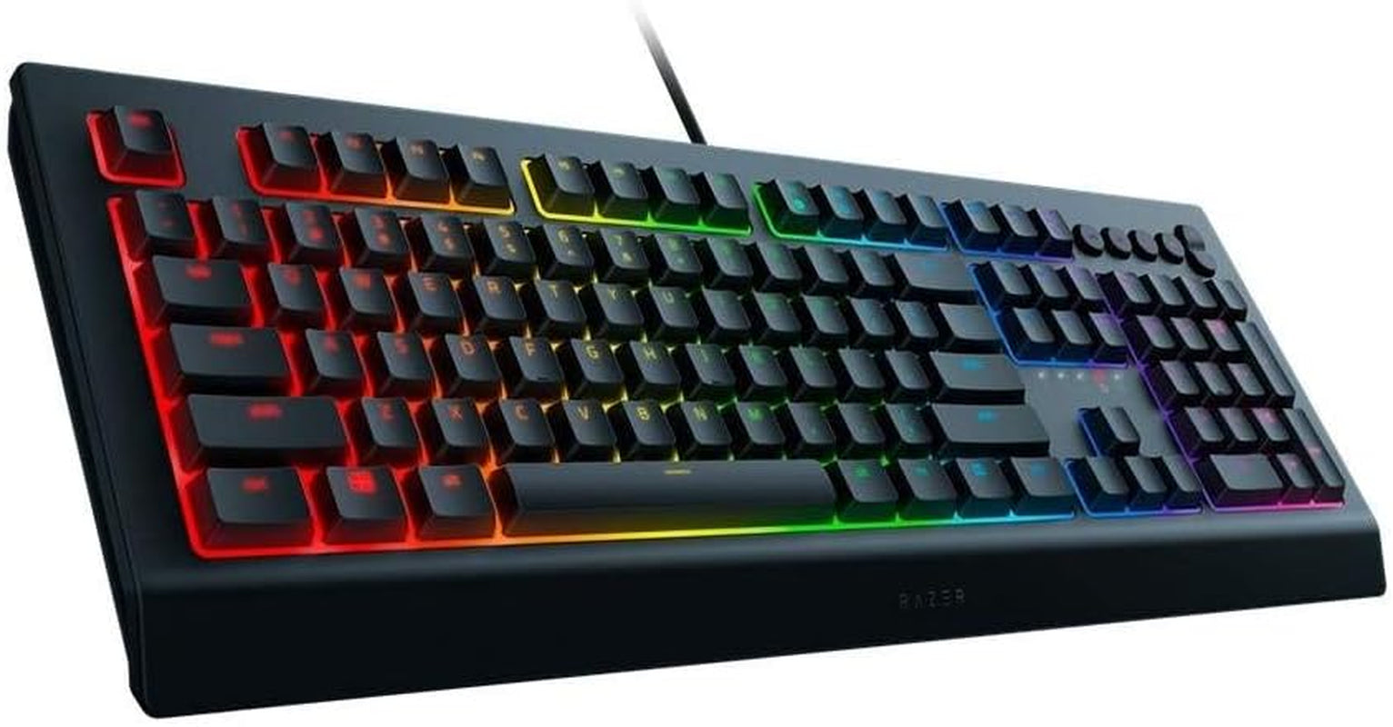 Razer Cynosa Chroma Gaming Keyboard: Individually Backlit RGB Keys - Spill-Resistant Design - Programmable Macro Functionality - Quiet & Cushioned