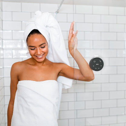 Portable Water Resistant Black Bluetooth Speaker