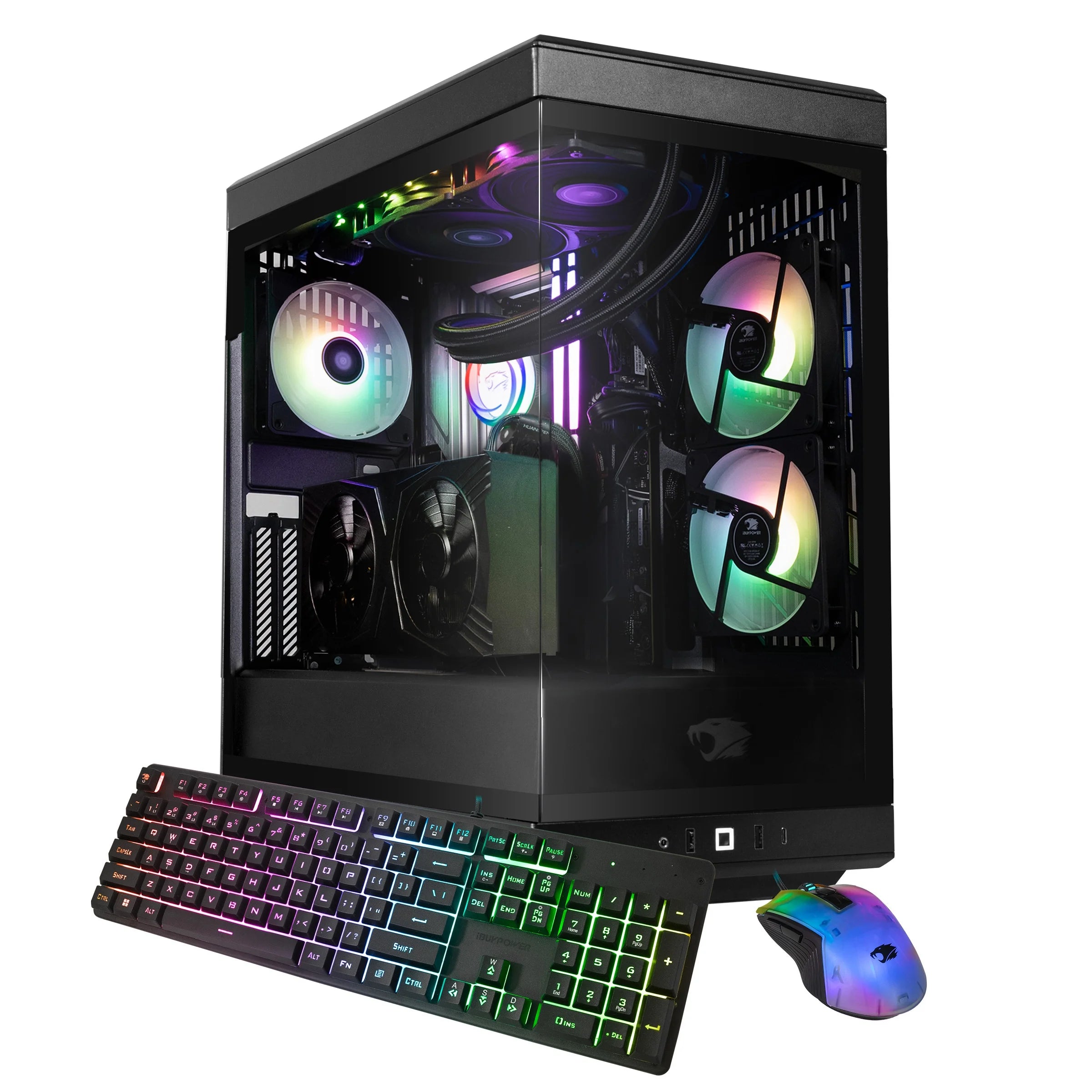 Ibuypower Y40BI7N5701 Gaming PC Desktop - Intel Core Ultra 7 265F - NVIDIA RTX 5070 12GB - 32GB DDR5 Non-Rgb RAM - 1TB Nvme SSD