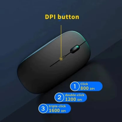 Rechargeable Wireless Gaming Mouse Portable Ergonomic Quiet and Magical Suitable for Portable Computers Tablets IPAD Phone