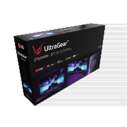 27" Ultragear FHD 1080P 180Hz Gaming Monitor - Model 27GS40W-B, Black
