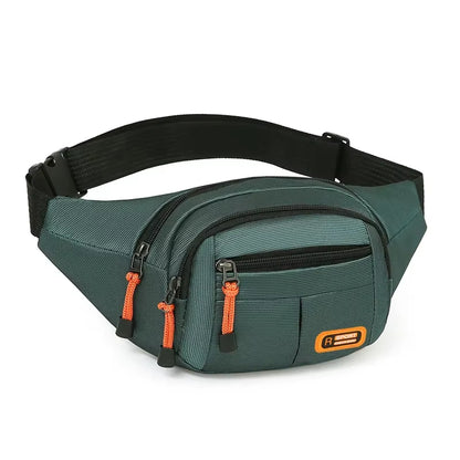 Multifunctional Mobile Waist Bag for Men and Women - Large Capacity, Splash-Resistant, Durable Design for Business and Construction Use