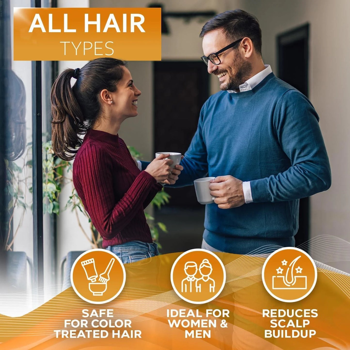 Detox Shampoo and Conditioner Set Ideal for Oily Hair Men and Women Remove Product Buildup Sulfate and Paraben Free with Scalp Clarifying and Detoxifying Properties with Rosemary Oil